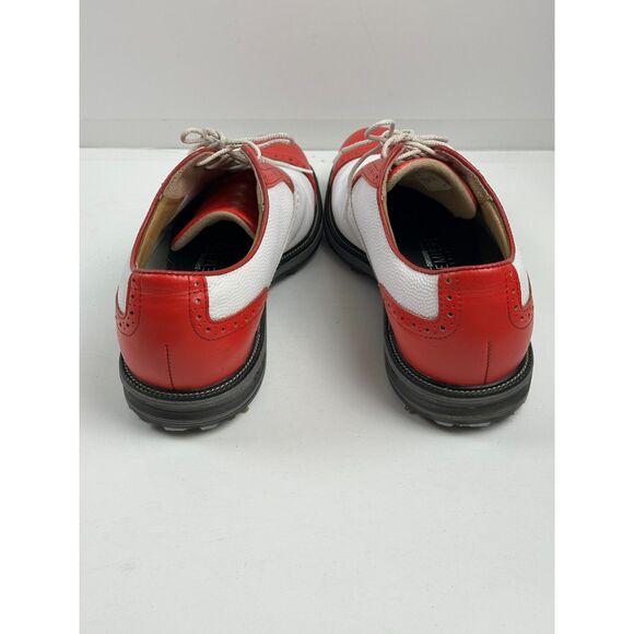 Footjoy Myjoys Premiere Series Tarlow Red/White Men's 8.5W Pre-owned - Picture 4 of 6